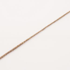 Flax Cord Beige 1mm