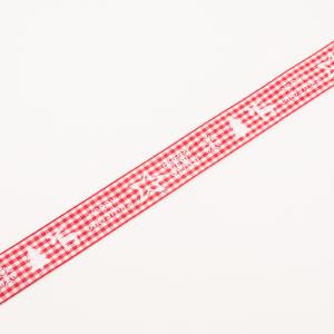Christmas Ribbon Checkered 2.5cm