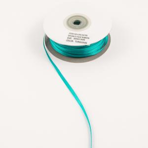 Satin Double Face Ribbon Turquoise 3mm