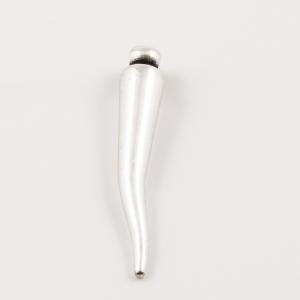 Metal Horn Silver (3.8x0.7cm)