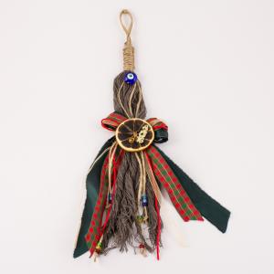Charm Gray Tassel Orange 33cm