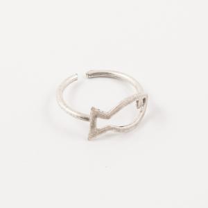 Ring Fish Silver 2x1.9cm