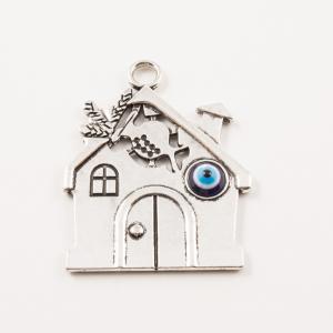 House Eye Silver 5x4cm