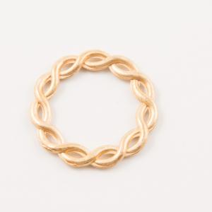 Gold Plated Hoop Matte (2.1cm)