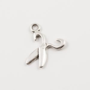 Metal Scissors Silver (1.9x1.8cm)