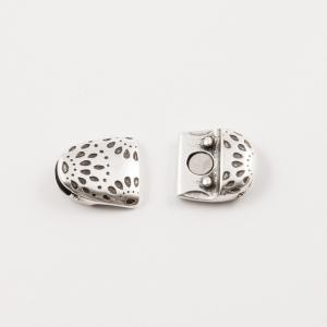 Magnetic Clasp Silver 2.7x1.6cm