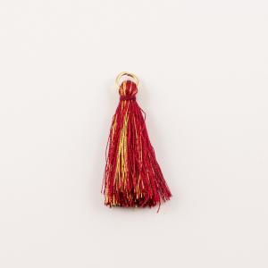 Synthetic Tassel Red-Gold (5cm)