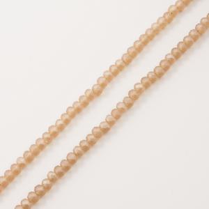 Πολυγωνικές Χάντρες Μελί Ματ (4mm)