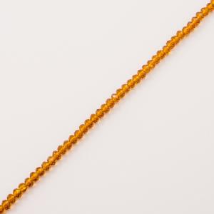 Polygonal Beads Brown (4mm)