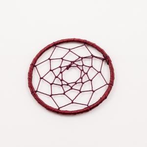 Dreamcatcher Burgundy (6x6cm)