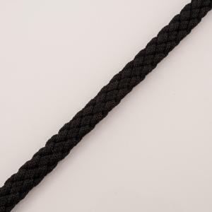 Knitted Cord Black 12mm
