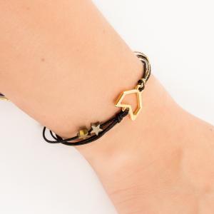 Bracelet with Goldplated Chevron
