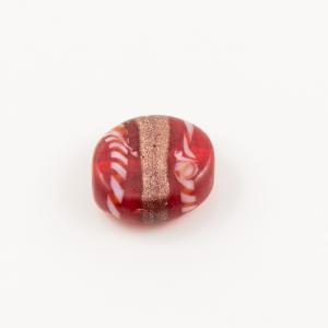 Murano Bead Red 15x6cm