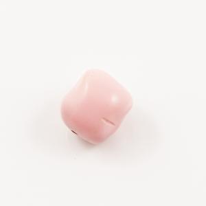 Glass Irregular Bead Pink