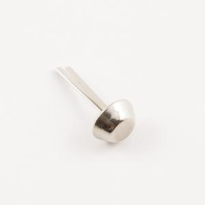 Metal Double Nail Silver (2.6x1.1cm)