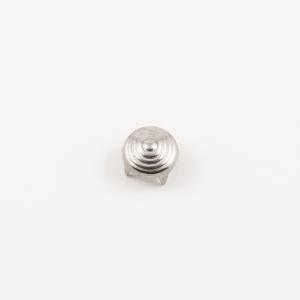Nailed Stud Silver (8mm)