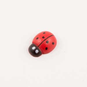 Wooden Lady Bug (1.9x1.4cm)