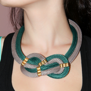 Mountaineering Necklace Gray-Green
