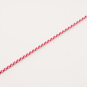 Cord Red-White (2mm)