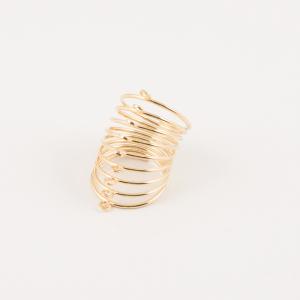 Gold Plated Ring Base with Connectors