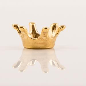 Gold Plated Metal Crown (1.3cm)