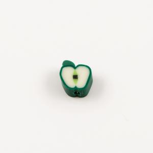 Apple Fimo Green (1.4x1.1cm)
