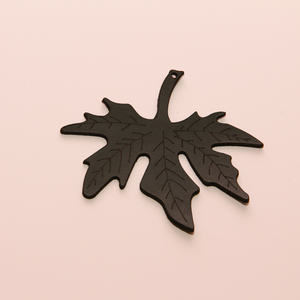 Δερμάτινο Μοτίφ Φύλλο (6x6cm)