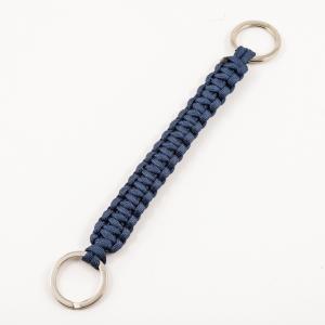 Key Ring Double Blue Cord (22.5cm)