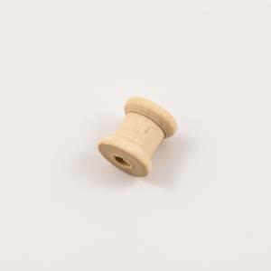 Ξύλινη Κουβαρίστρα Μπεζ (1.4x1.3cm)