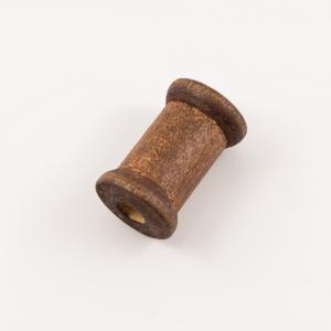 Wooden Bobbin Brown (2.7x1.7cm)