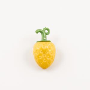 Acrylic Strawberry Yellow (2.7x1.5cm)