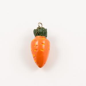 Acrylic Carrot Orange (3.3x1.4cm)