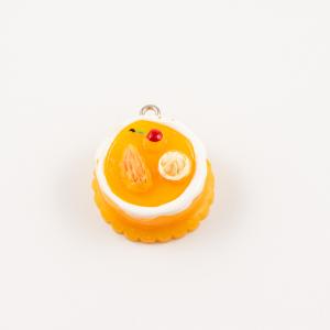 Acrylic Cake Orange (2.5x2.3cm)