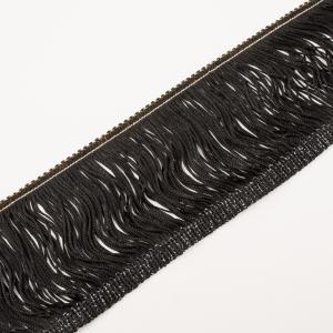 Braid Fringe Black (10cm)