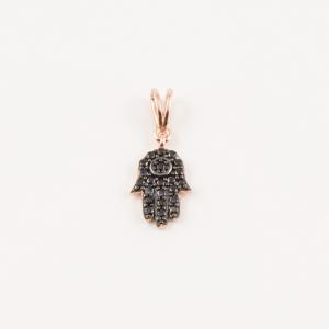 Hand of Fatme Pink Gold (1.7x0.7cm)