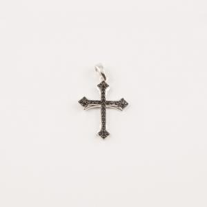 Silver Plated Cross 2.5x1.5cm