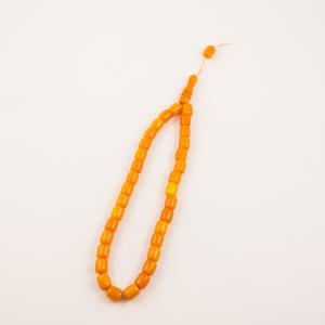 Acrylic Beads Orange (35pcs)