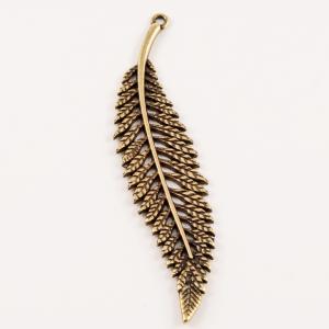 Metal Feather Bronze (7x1.6cm)