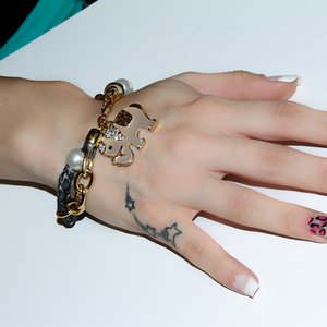 Bracelet Taffeta Gray