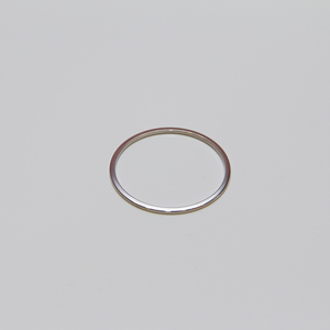 Κρίκος Περαστός Ασημί (3.5cm)