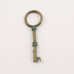 Bronze Key Oxidized 6.2x2.1cm