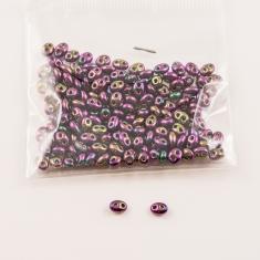 Flat Beads Purple Iridescent (10gr)