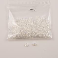 Flat Beads Transparent Iridescent (10gr)