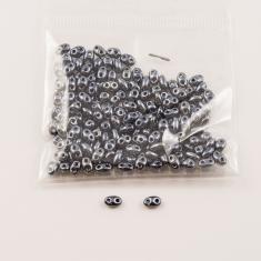 Flat Beads Anthracite (10gr)