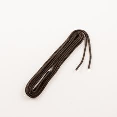 Κορδόνια Παπουτσιών Καφέ Σκούρο 90cm