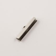Ακροδέκτης Ασημί (3x0.5cm)