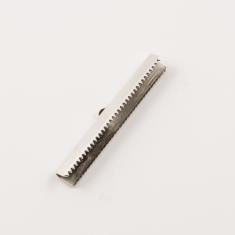 Ακροδέκτης Ασημί (4x0.5cm)