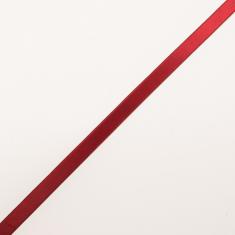 Satin Ribbon Burgundy Single Sided 1cm