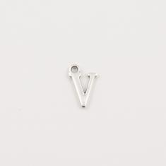 Silver Initial "V" (1.5x1cm)