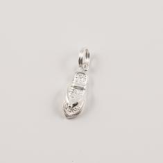 Silver Plated Sandal (2.4x0.6cm)